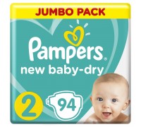 Подгузники Pampers New Baby-Dry 2 4-8кг 94шт